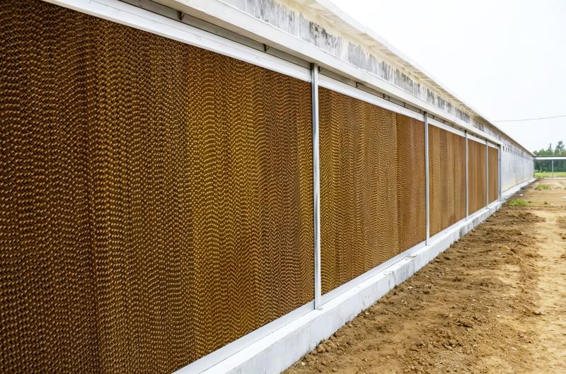 How to Calculate Cooling Pad Area Based on Fan Airflow in Poultry Houses